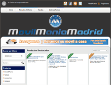 Tablet Screenshot of movilmaniamadrid.com